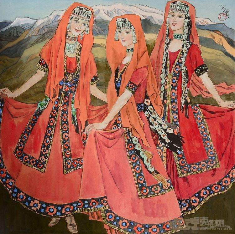 舞动帕米尔  55×55cm  2011