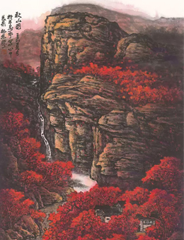 《万山红遍》李小可弟子六人画展