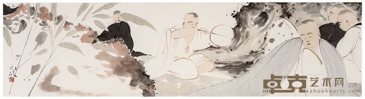 马骏  本味  36x144cm  纸本水墨  2015