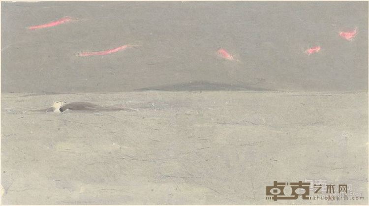 杜小同  潜4  49x90.5cm  纸本设色