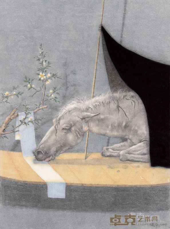曾健勇 寸阴 130x96cm 纸本设色 2015