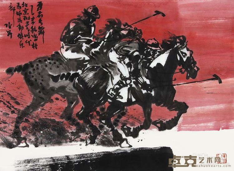 勇者之  68×50cm 2015年