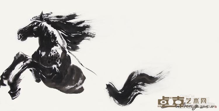 奔  138×68cm 2015年