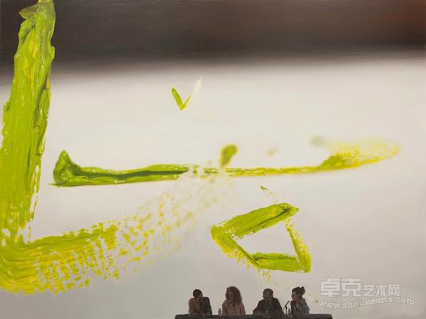 《我认为这会很重要1》魏晓光 布面油画 132x173cm 2011