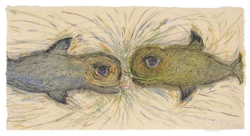 遇见_70×35cm_宣纸水墨_2015