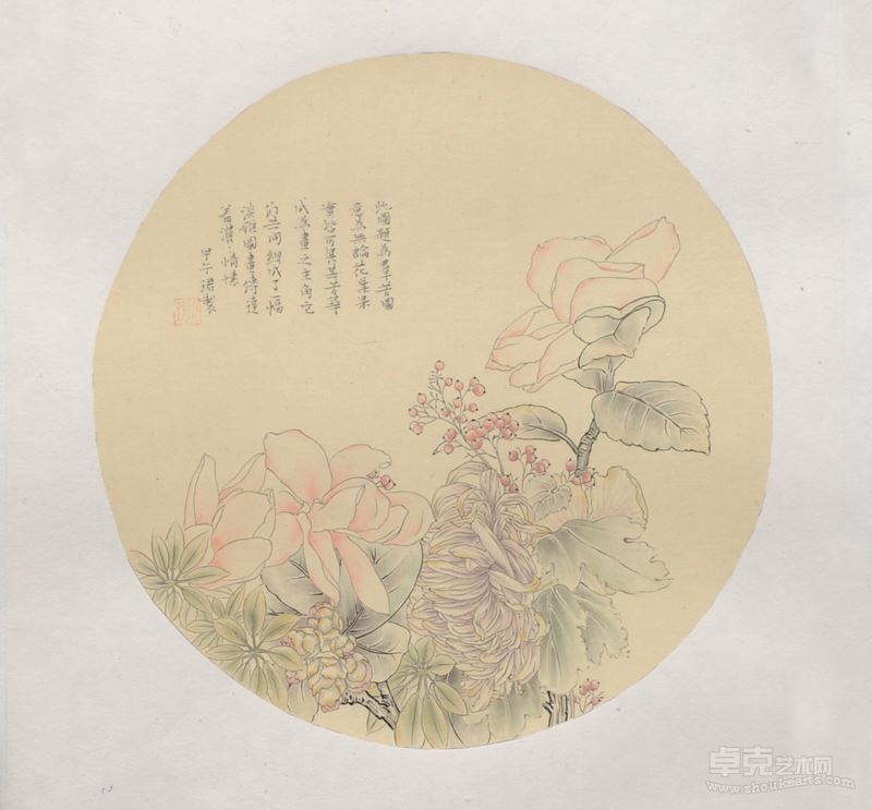 闫珺 《群芳图一》