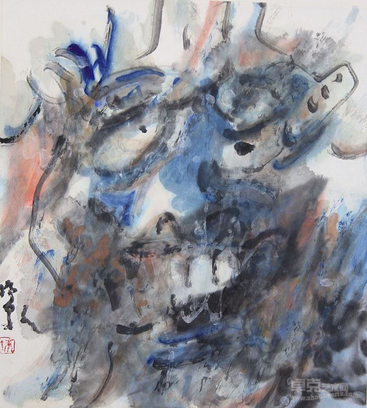 龙颜之四十-40X48-2012年
