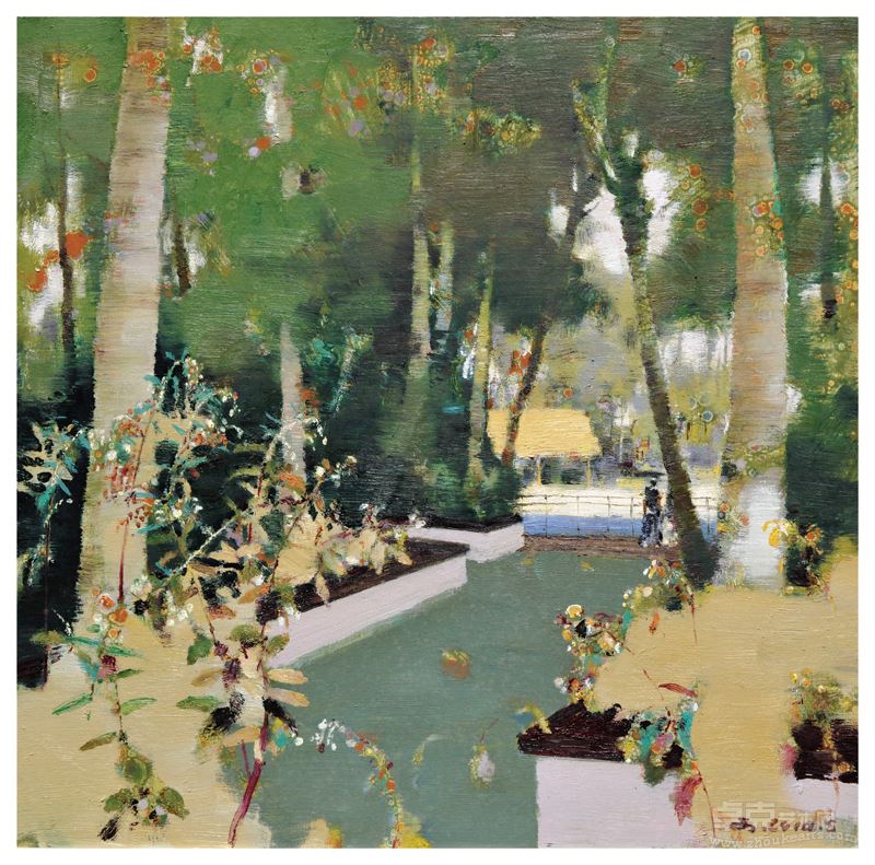 《南国小景》80x80cm+2014年