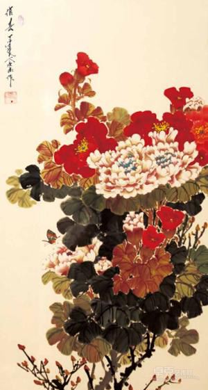 《俏春》 136x68cm