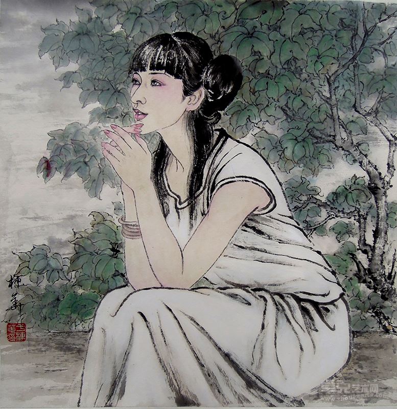 《绿荫》 69x69cm 2013年 于栋华