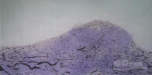 李贤术 自然NO.18   纸本水墨67cmx136cm    2010年