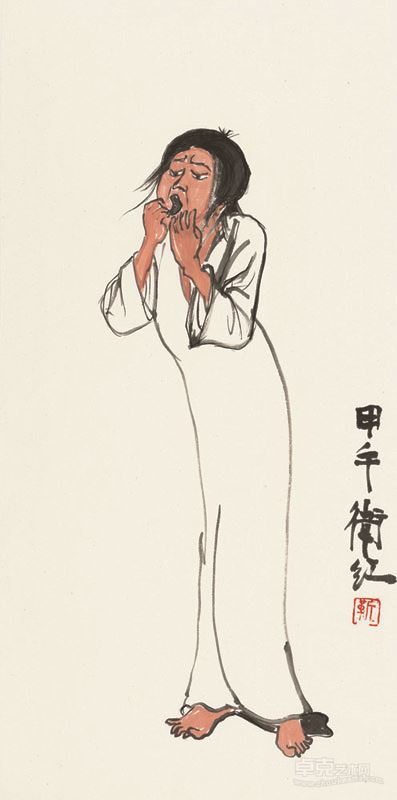 无题 Without title ◎ 69×34cm ◎ 纸本水墨 ink on paper ◎ 2014年