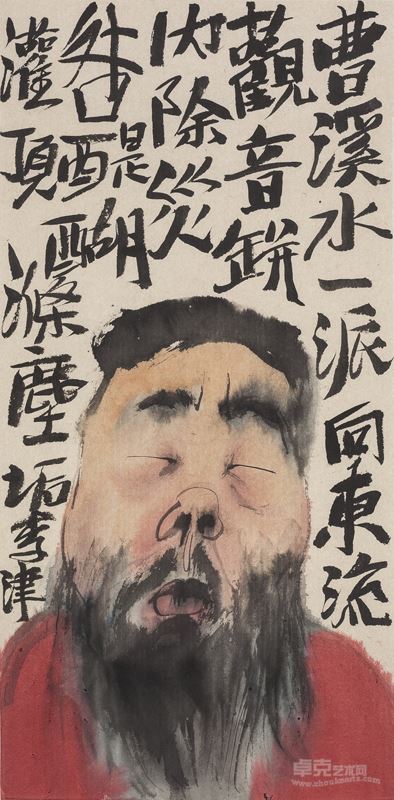 头像系列八 Head series No.8 ● 70×34cm ● 纸本水墨 ink on paper ● 2014年 177