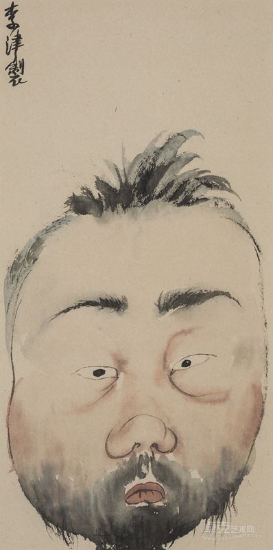 头像系列十 Head series No.10 ● 70×34cm ● 纸本水墨 ink on paper ● 2014年 181