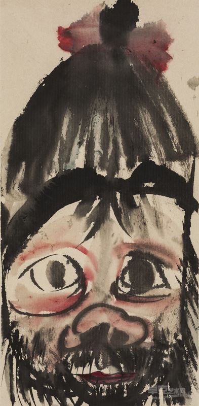 头像系列四 Head series No.4 ● 70×34cm ● 纸本水墨 ink on paper ● 2014年 169