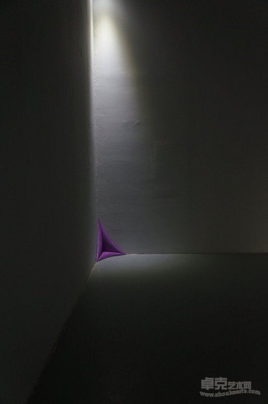 施丹，《昙花》，高50cm，金属、荧光材料、灯光装置，2015
