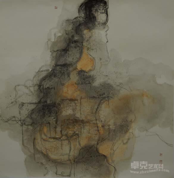 传说·禅说4 杨巽荣 68cm x 68cm 2011