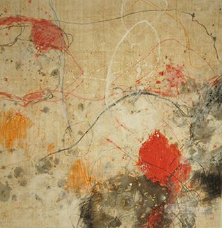 《朋友圈》系列1纸本综合材料 68×68cm 2013