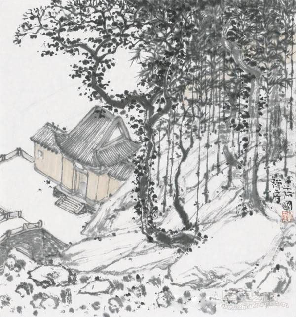 曾立国作品 《灵隐册》33cm×32cm 2014年
