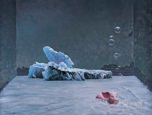 2012 沙盘系列Sandbox Series布面油画oil on canvas 147x110cm