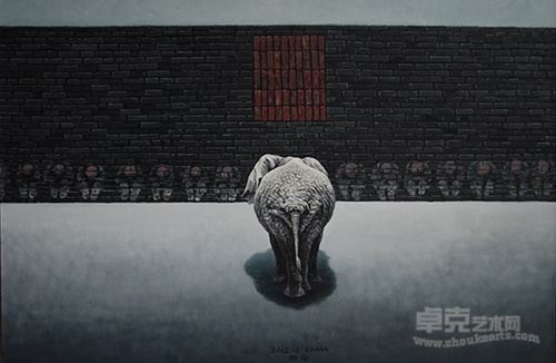 2012 沙盘系列Sandbox Series布面油画oil on canvas 147x110cm