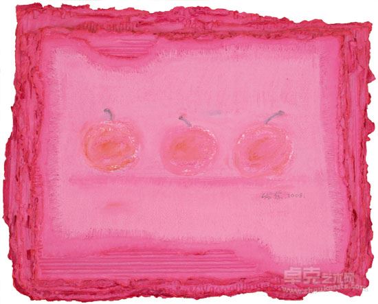 陈淑霞 《红荔》 29×35cm　综合材料　2009