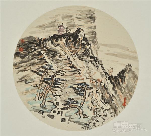《晓雨和风细》 36×36cm 2012年