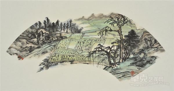 《邨居图之二》 22×58cm 2014年