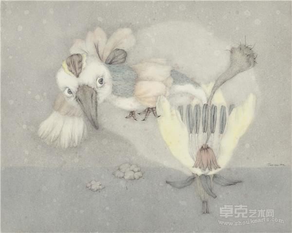 《表现 Acquit》 张天幕 52x65cm 2013年