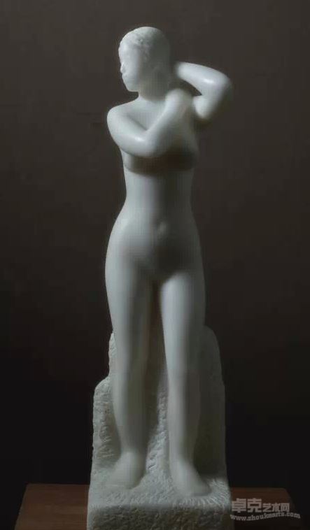 《晚妆》 大理石 73×19×16cm 2000