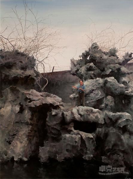 独钓 200X150cm 2011 何军