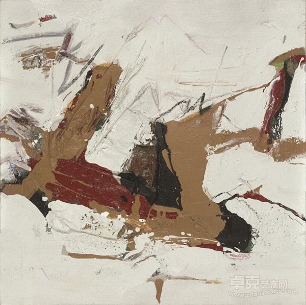 涂抹之二 100.5×110cm 2014 杨劲松