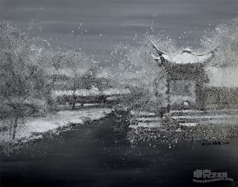 江南-切片系列-28 80x100cm 布面油画 2014