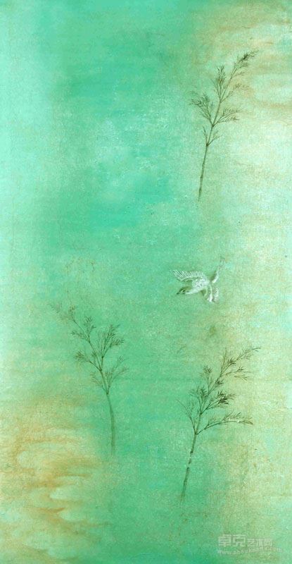 冯艳 云水涧系列之一 136x68cm 2014