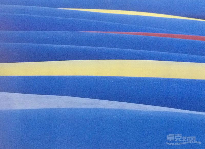 叶迪麒《蓝》布面油画，100×73cm