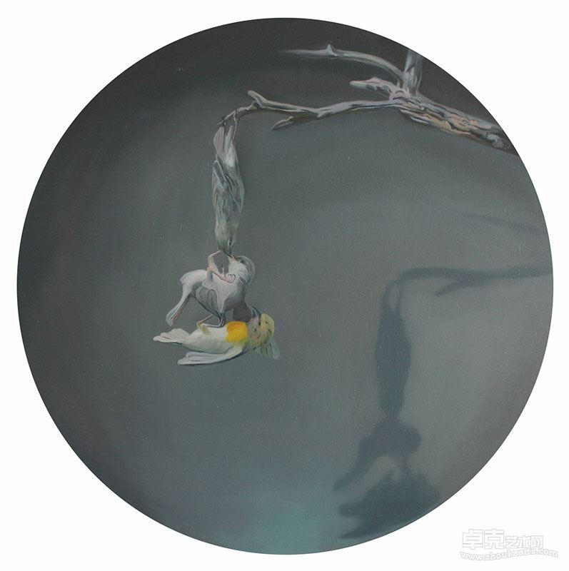 潘学城《明天会怎样,光NO2》100cmx100cm,布面油画2012