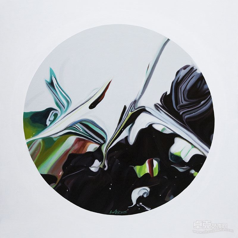 什么系列2014—20 100cmX100cm   布面油画 2014 何俊艺