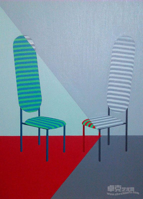 陈云怡 《我们》 布面油画 60X80  2014