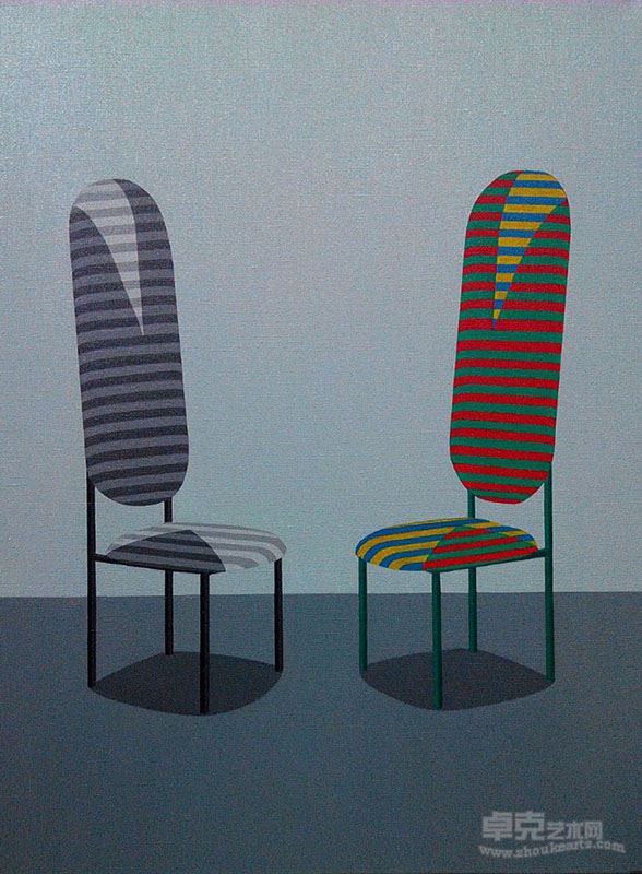 陈云怡 《我们》  布面油画  60X80   2014