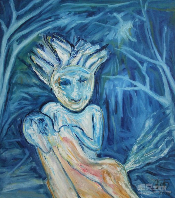 国王的故事133x118cm布面油画2015年
