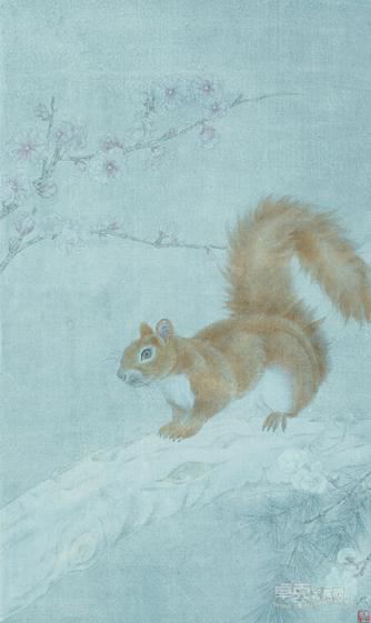 《木兰花慢4》 王君 35x63cm 2011