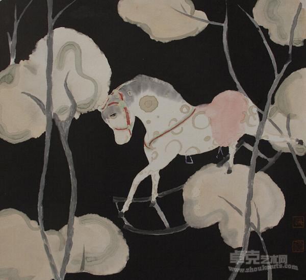 《丛林木马》 张鑫 33x33cm 2015
