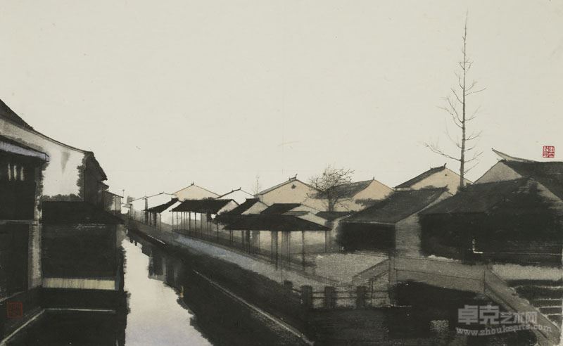 苏州古镇69x105cm 2015