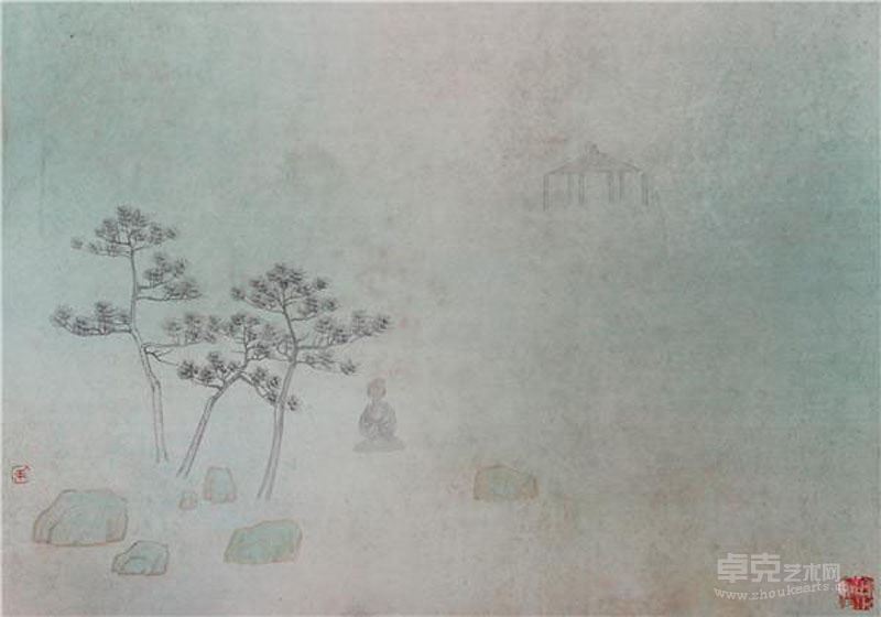 此身闲有余 朱建忠 35×50cm 2015