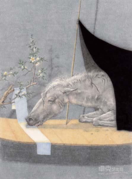 《遗失之地·寸阴》 曾健勇 遗失之地·寸阴+128x95cm+2015 2015年