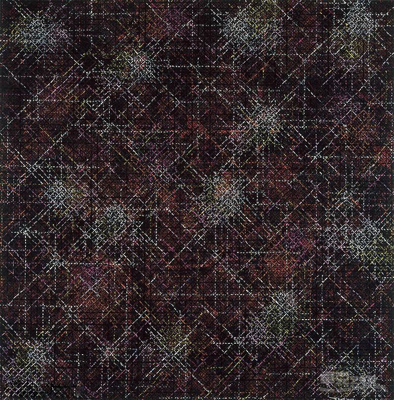 《Appearance of Crosses》-8 丁乙 200 x 200 cm 2014年