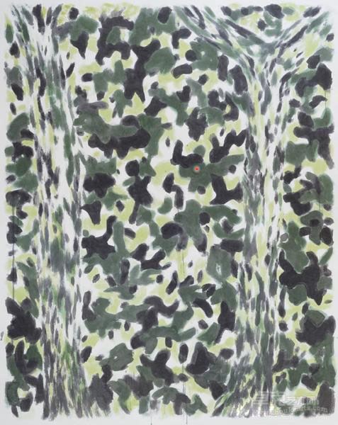 《行道树之二》 邬一名 220×175cm 2013