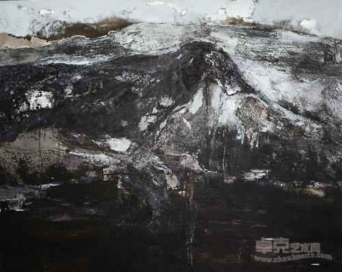 《秋原远恋》 李谟中 80x100cm 2014年