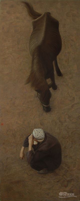 李华琪-《天涯》80x200cm 布面油画 2014本