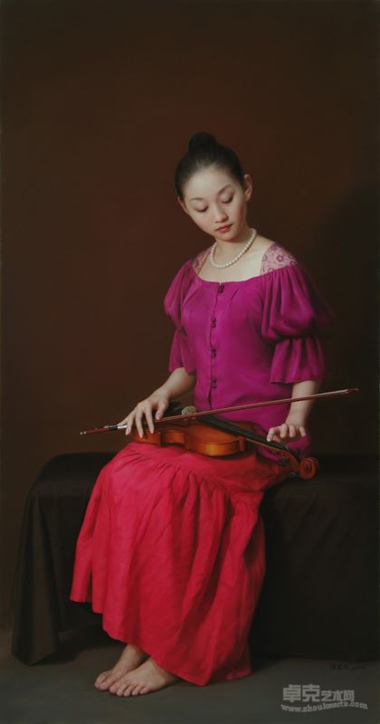 谭建武《余音》84X160cm  2014